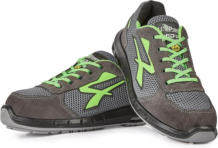 U-POWER - Gemini ESD Plus S1P SRC - Scarpe - Bassa 35 EU Schwarz, 35 EU Schwarz