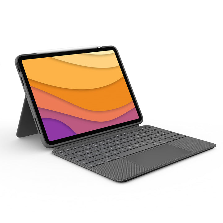 Logitech Combo Touch iPad Air (4. und 5. gen - 2020, 2022) Keyboard Case - Abnehmbare Tastatur mit H