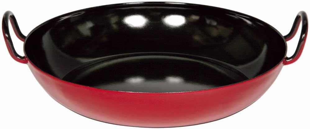 Riess, 0603-019, Schlemmerpfanne 30, CLASSIC - COLOR ROT, Durchmesser 30 cm, Höhe 7.9 cm, Emaille, r