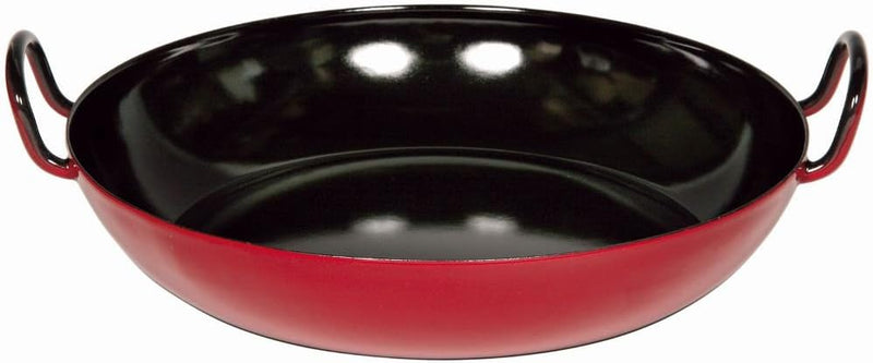 Riess, 0603-019, Schlemmerpfanne 30, CLASSIC - COLOR ROT, Durchmesser 30 cm, Höhe 7.9 cm, Emaille, r