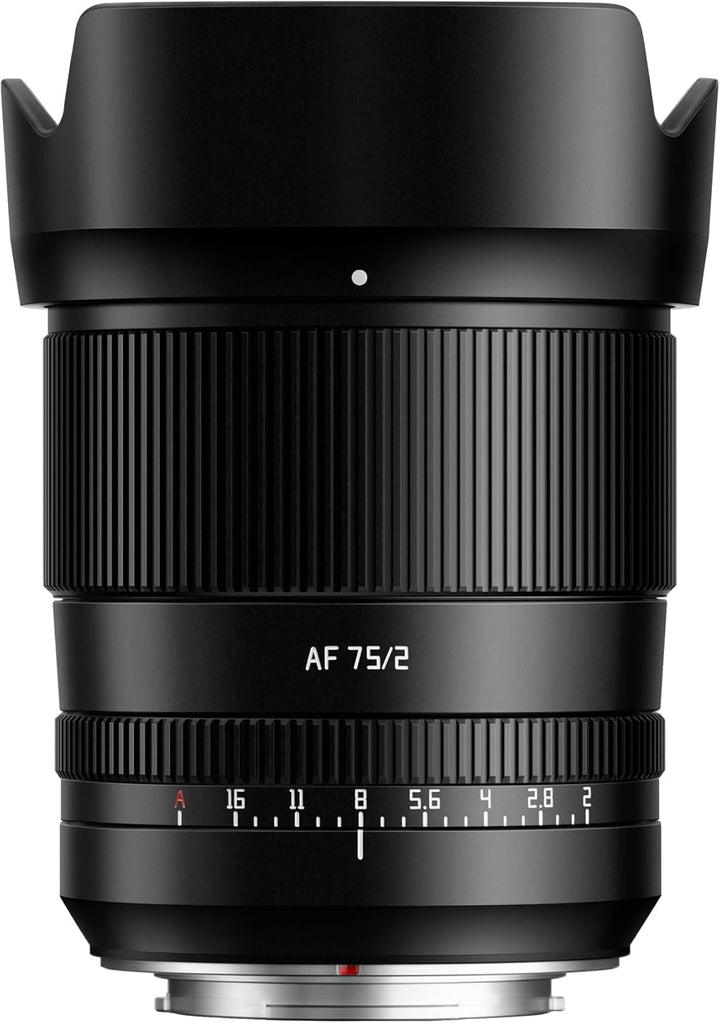 TTARTISAN 75 mm F2 Kameraobjektiv für Fuji X Mount Autofokus, Vollformat-Porträtobjektiv