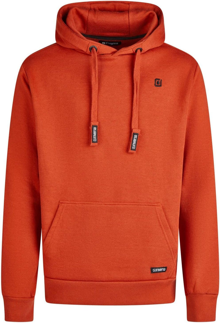 riverso Hoodie Herren Regular Fit RIVLinus Kapuzenpullover Pullover Sweatshirt Streetwear Grau Braun