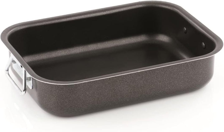 Barazzoni Artikel von Ofen Bräter/Lasagneform aus beschichtetem Aluminium 40 x 33 cm, Aluminium, sch