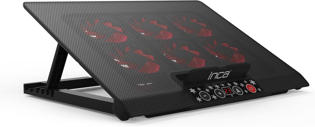 Inca INC-601 GMS 6X Lüfter,Control Panel,2X USB,6 Stufen Gaming Notebook Kühler 7-17