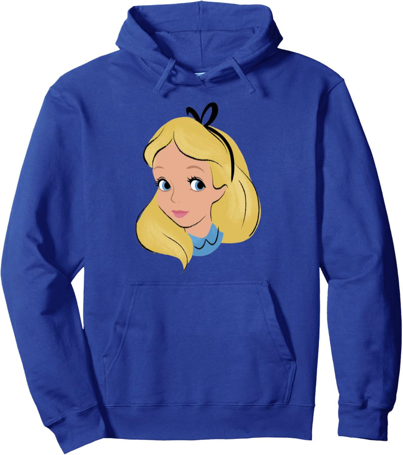 Disney Alice In Wonderland Alice Big Face Pullover Hoodie