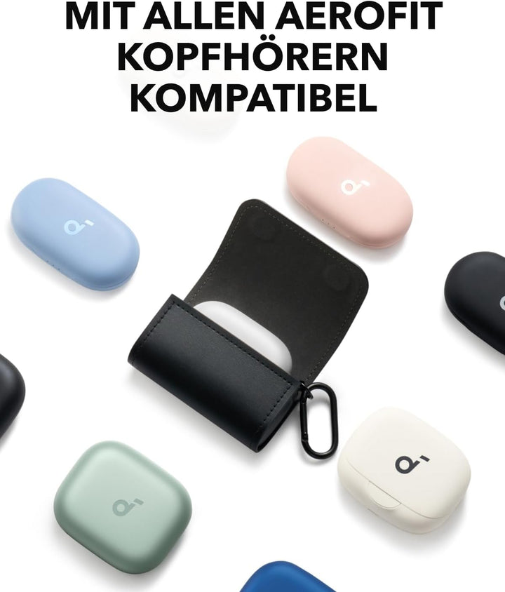 soundcore von Anker, Reise-Etui für AeroFit Serie, für alle AeroFit Earbuds, Kratzfest, tragbar, mit