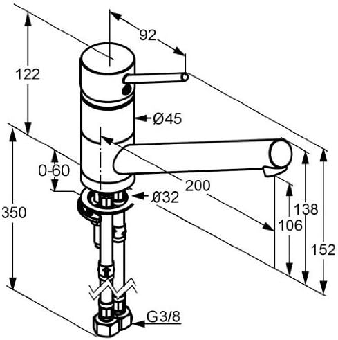 KLUDI Scope 339330575 Spültischarmatur, Chrom