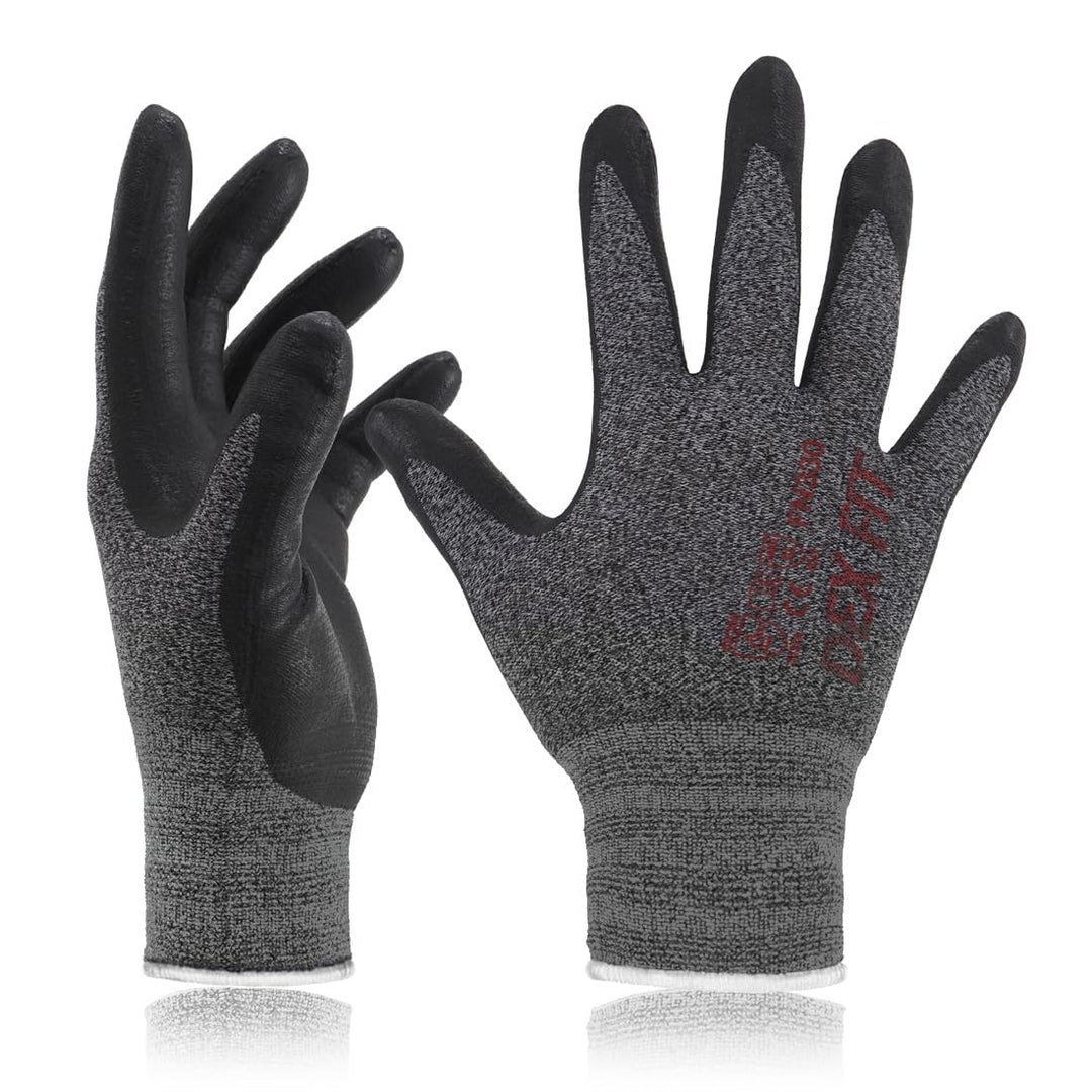 DEX FIT Arbeitshandschuhe FN330-12 Paare, 3D-Comfort Fit, rutschfester Handgriff, mit Schaumnitril b