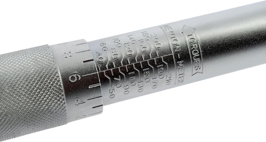 MICHELIN Drehmomentschlüssel MTW 210 Auto, Drehmoment 42 bis 210 Nm, Adapter und 125 mm Verlängerung