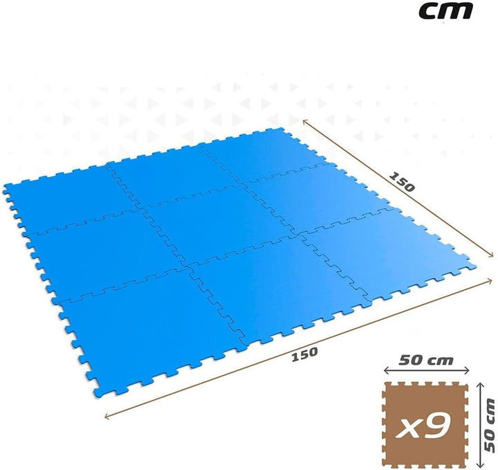 Aktive - Packung Bodenschoner 9 piezas de 50 x 50 cm 9 Stück à 50 x 50 cm, 9 piezas de 50 x 50 cm 9