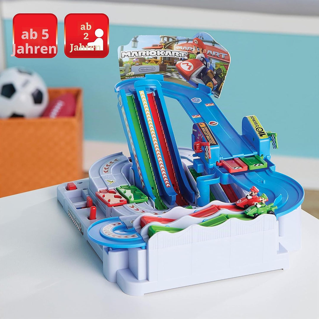 EPOCH Games 7414 Mario Kart Racing DX - Party Spiel Actionspiel Geschicklichkeitsspiel, Farbenfroh