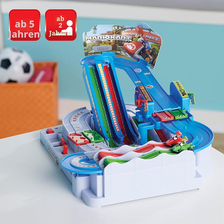 EPOCH Games 7414 Mario Kart Racing DX - Party Spiel Actionspiel Geschicklichkeitsspiel, Farbenfroh