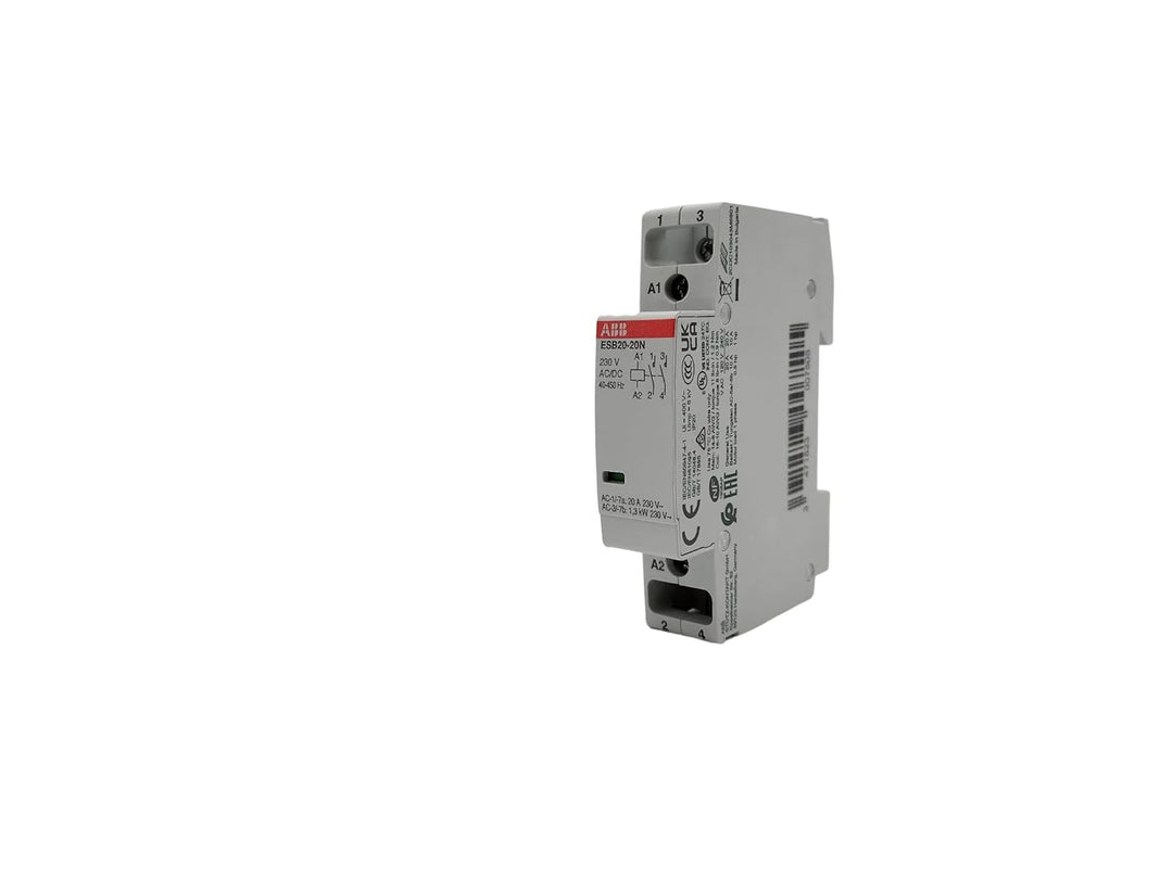RASMACOR | ABB | Einbaukontakt ESB20-20N-06 | AC/DC-Schütz 2NO 230V | 20A 2-polig | DIN-Montage | 18