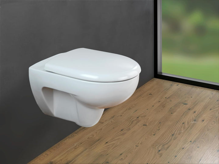 WENKO WC-Sitz Mod. Exclusive Nr. 7, Toilettensitz mit Absenkautomatik, passend für Geberit/Keramag R
