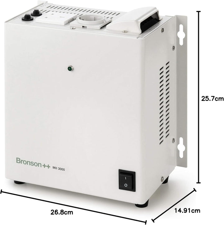Bronson++ MII 3000 Trenntransformator Trenntrafo 3000 Watt - In: 110V/230V - Out: 230V, 3000 Watt