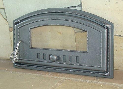 Sellon24® Backofentür aus Gusseisen Ofentür Pizzaofentür Steinofentür Brotofen Gusseisen H1006