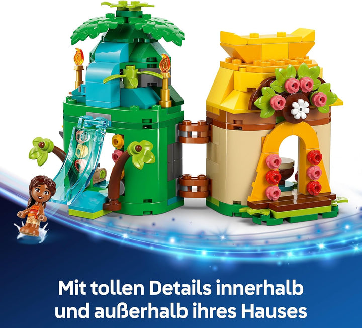 LEGO ǀ Disney Vaianas Inselspass, Bauset für Kinder, die gern fantasievoll Spielen, baubares Modell
