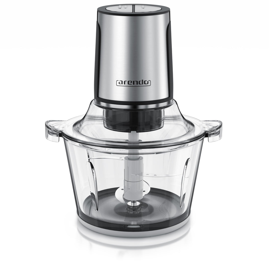 Arendo Power Zerkleinerer 400 Watt mit 1,5 L Glasbehälter, Elektrischer Multizerkleinerer, Leistungs