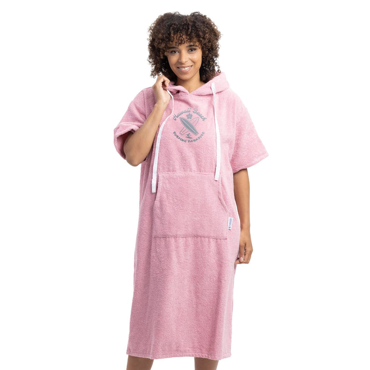 Badeponcho Unisex - Surf Poncho aus 100% Baumwolle - Handtuch für Erwachsene - Bademantel für Damen