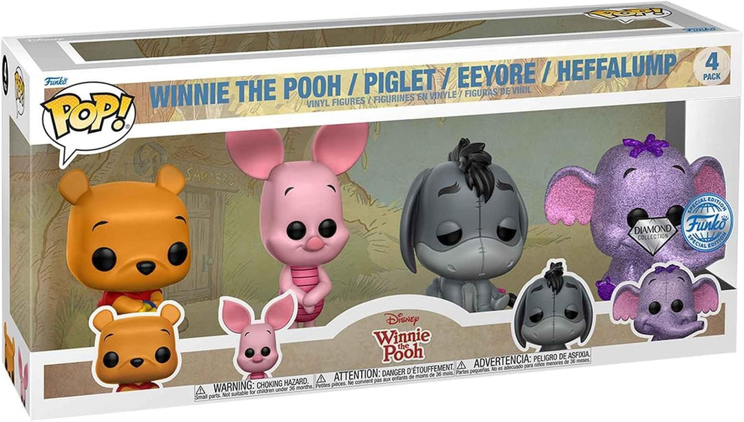 Funko Pop! Disney: Winnie The Pooh - Piglet - 4pk - Vinyl-Sammelfigur - Geschenkidee - Offizielle Ha