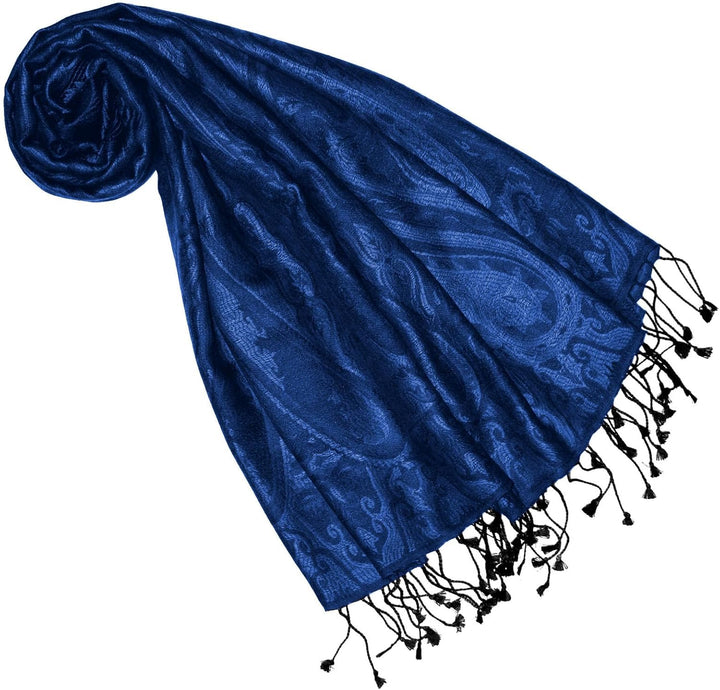 Lorenzo Cana Pashmina Schal Schaltuch jacquard gewebt 100% Seide Paisley Muster Seidenschal Seidentu
