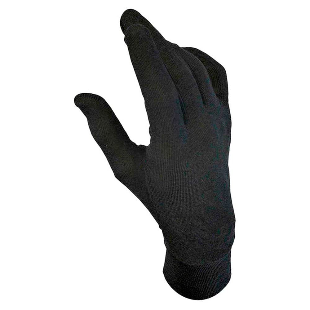 Dainese Silk Underglove, Motorrad Innenhandschuhe Seide, Schwarz, L, L