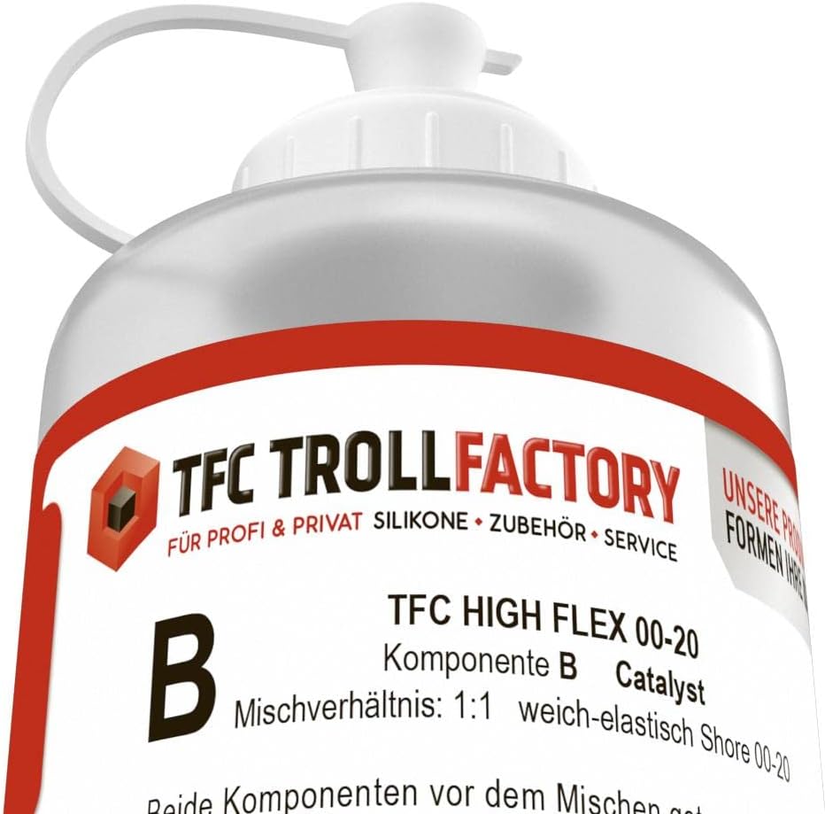 TFC HIGH Flex Silikon Kautschuk 00-20 1:1 - Grösse: 2kg (2x1kg) 2000 g, 2000 g
