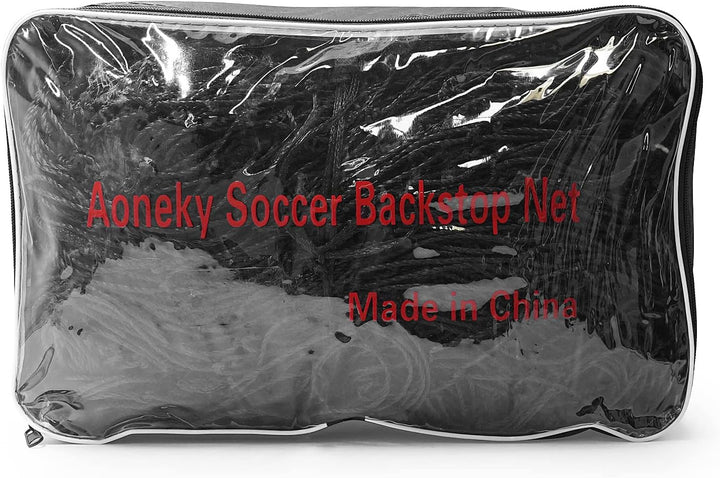 Aoneky Fussball Ballfang Netz 3x3M/3x6M, 2,5mm 42