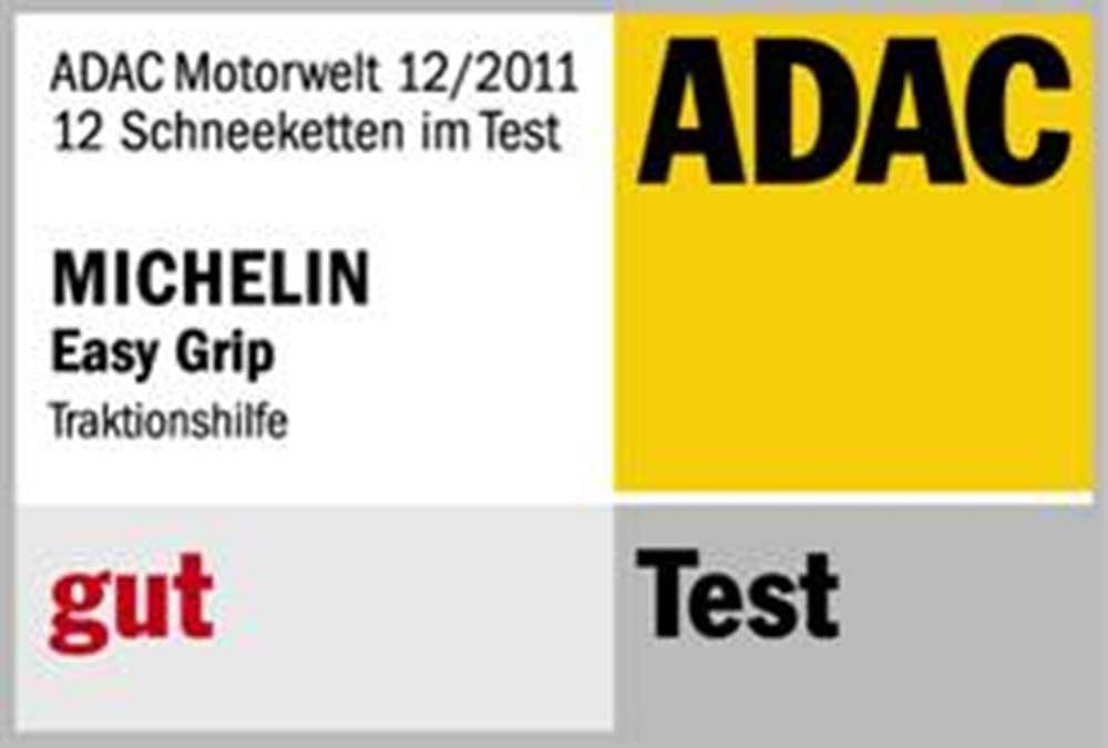 Michelin 92300 Textilschneeketten Easy Grip G12, ABS und ESP kompatibel, TÜV/GS und ÖNORM, 2 Stück,