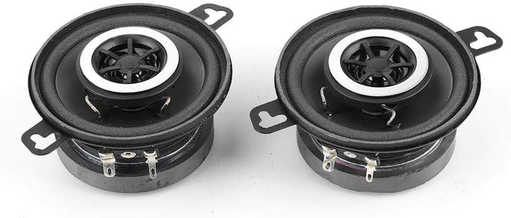 Tbest Auto Koaxial-Lautsprecher Set - 2 Stück 3,5 Zoll 200W Hochtöner Stereo Musik HiFi Lautsprecher