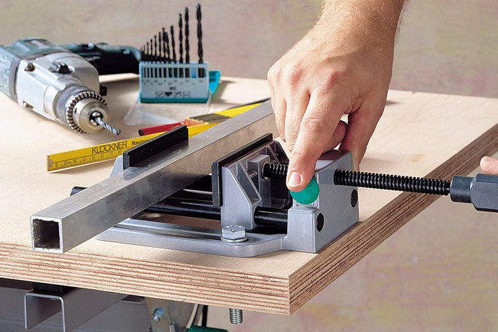 wolfcraft Universal-Schraubstock I 3410000 I Backenbreite 100 mm Einheitsgrösse, Einheitsgrösse