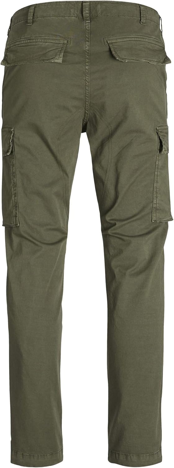 JACK & JONES Herren Jpstace Jjtucker AMA Noos Cargohose 33 Olivennacht, 33 Olivennacht