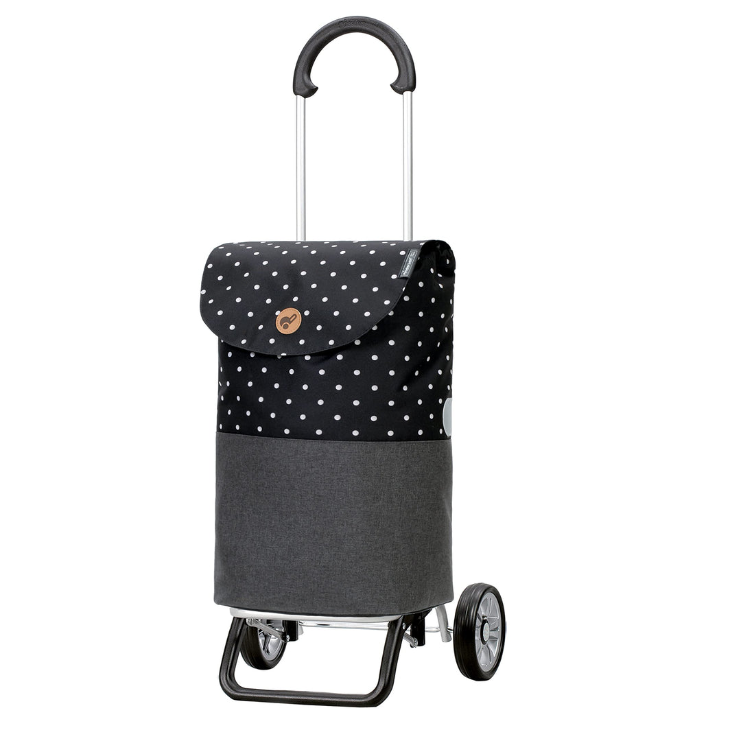 ANDERSEN Einkaufstrolley - Scala Shopper Plus Duko schwarz 36 L modern,wasserabweisend, Aluminium, k