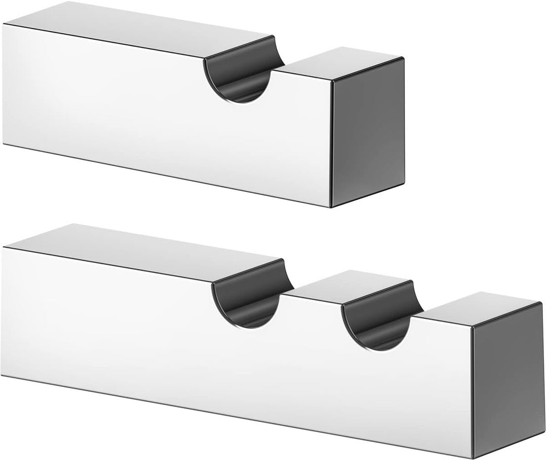 Keuco Handtuch-Haken aus Metall, hochglanz-verchromt, für Badezimmer und Gäste-Toilette, moderner Wa