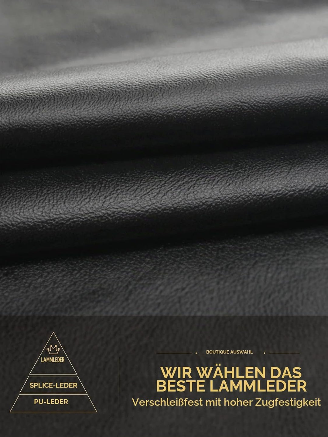Touchscreen Handschuhe für Damen Warme Lederhandschuhe Gefüttert Winter SMS-Handschuhe Schwarz M, Sc