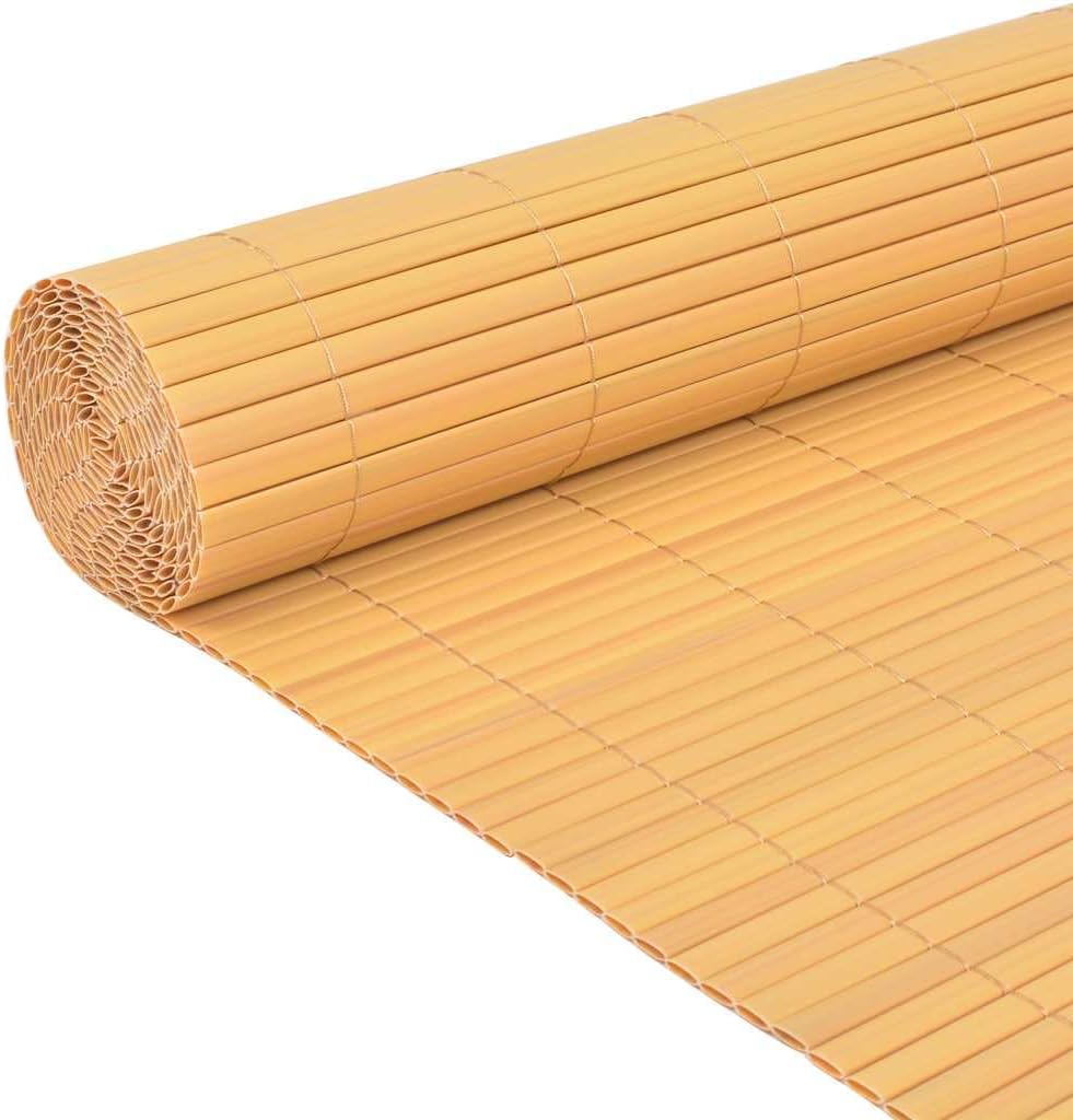 vidaXL Gartenzaun Doppelseitig Sichtschutzzaun Windschutz Sichtschutzmatte Sichtschutz Zaun Balkon G