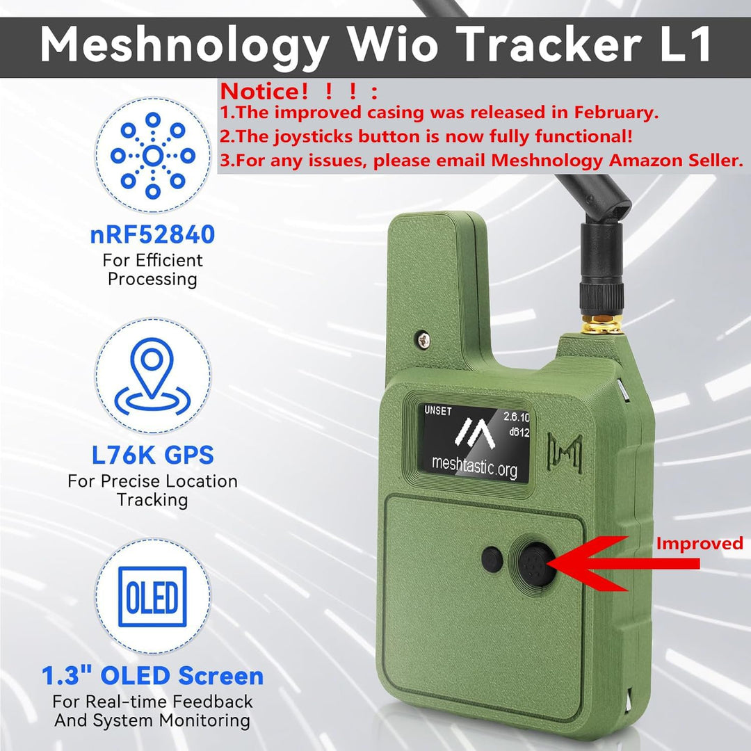 2 Set Wio Tracker L1 Board mit 3000mAh Akku und Gehäuse Set – SX1262 nRF52840 Kit für AR duino Mesht