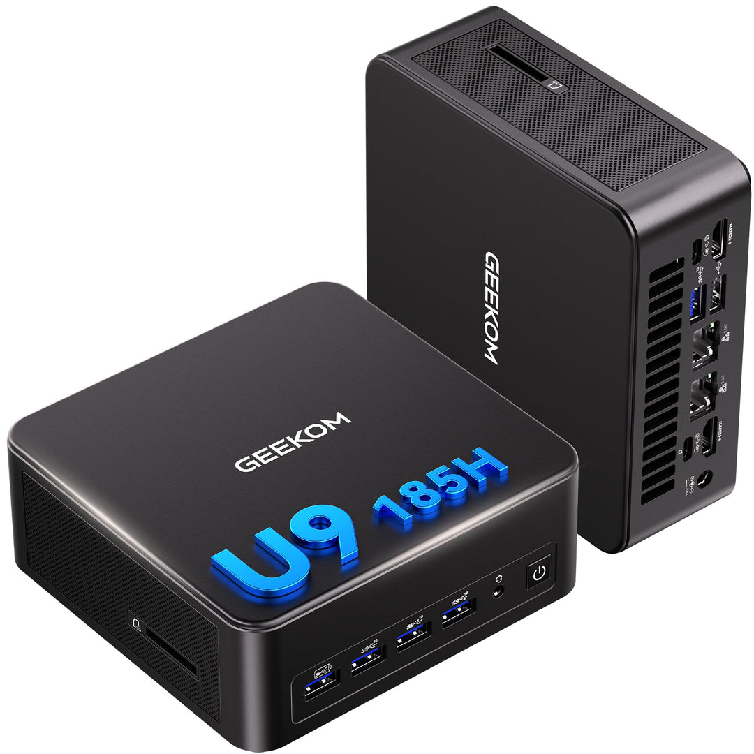 GEEKOM IT13 MAX Mini PC mit U9-185H(16C/22T, bis zu 5.1GHz), Dual 2.5G LAN Windows 11 Pro Mini Compu