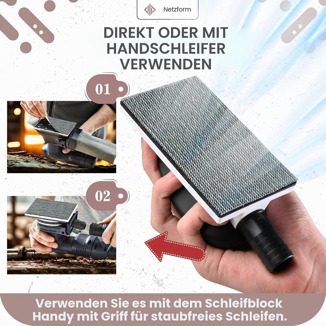 Körnung P80 Netz Schleifpapier Rolle Klett, 70 mm x 12 m, Kollokation mit 70mm Breites Handschleifer