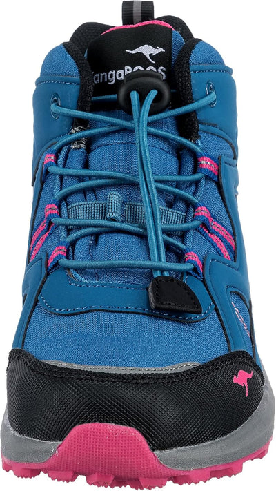 KangaROOS Mädchen K-hk Tour Rtx Wanderstiefel 29 EU Pink Blau, 29 EU Pink Blau