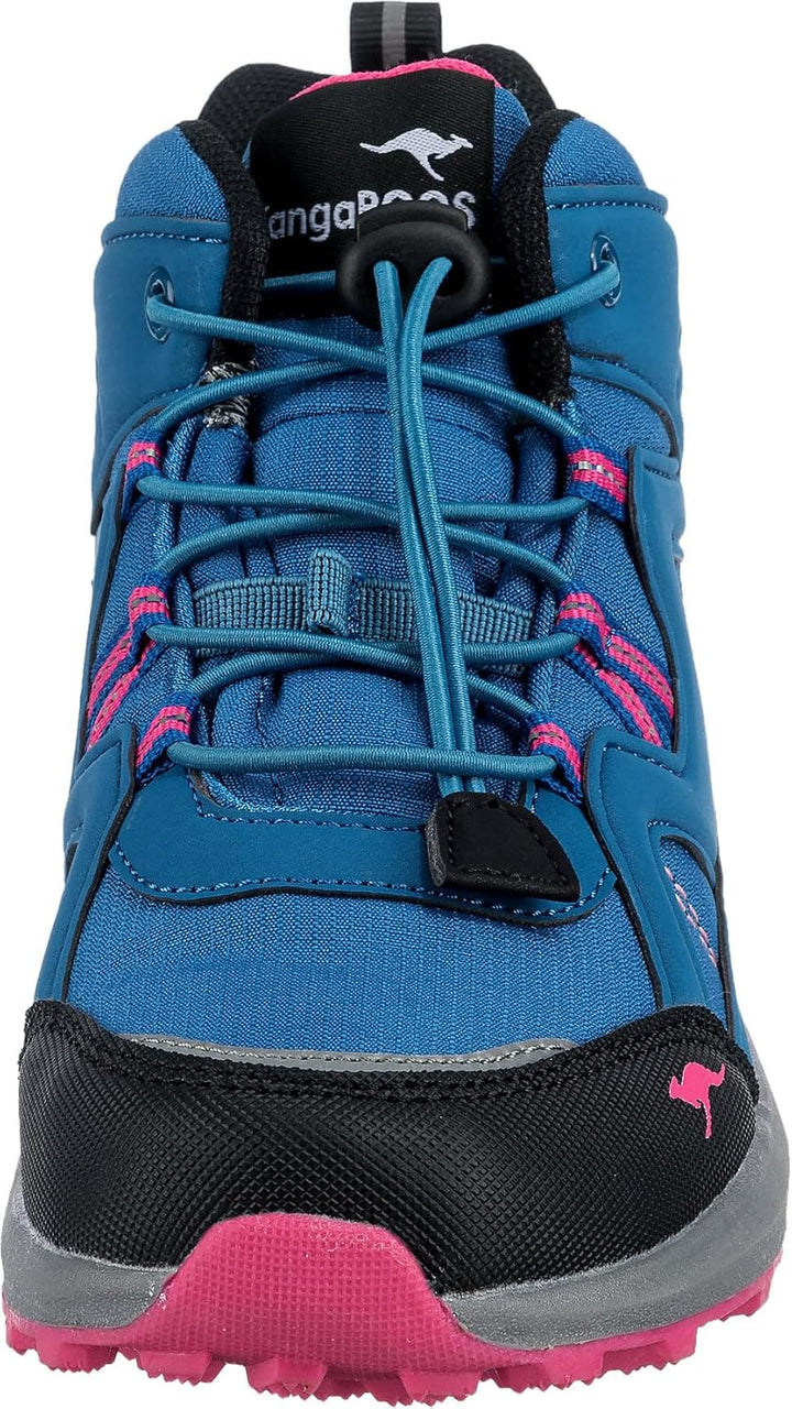 KangaROOS Mädchen K-hk Tour Rtx Wanderstiefel 34 EU Pink Blau, 34 EU Pink Blau