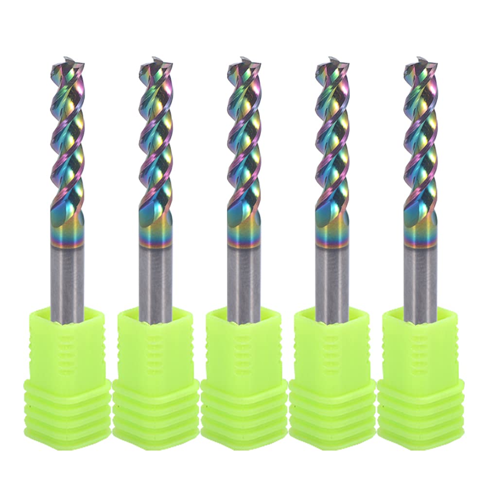 4mm Hartmetall-quadratische Endfräse für Aluminiumkupferanwendungen, 3-Flöte, 4mm Schneiddurchmesser