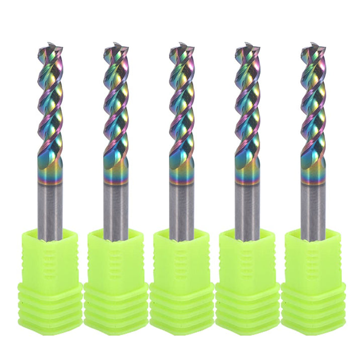 4mm Hartmetall-quadratische Endfräse für Aluminiumkupferanwendungen, 3-Flöte, 4mm Schneiddurchmesser