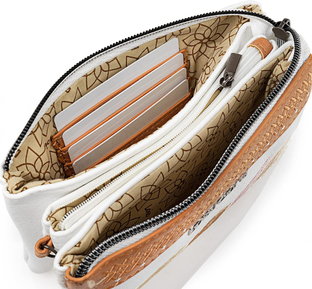 Lois - Kleine Umhängetasche, Kleine Handtasche, Abendtasche Damen, Handtasche Damen oder Clutch Blau