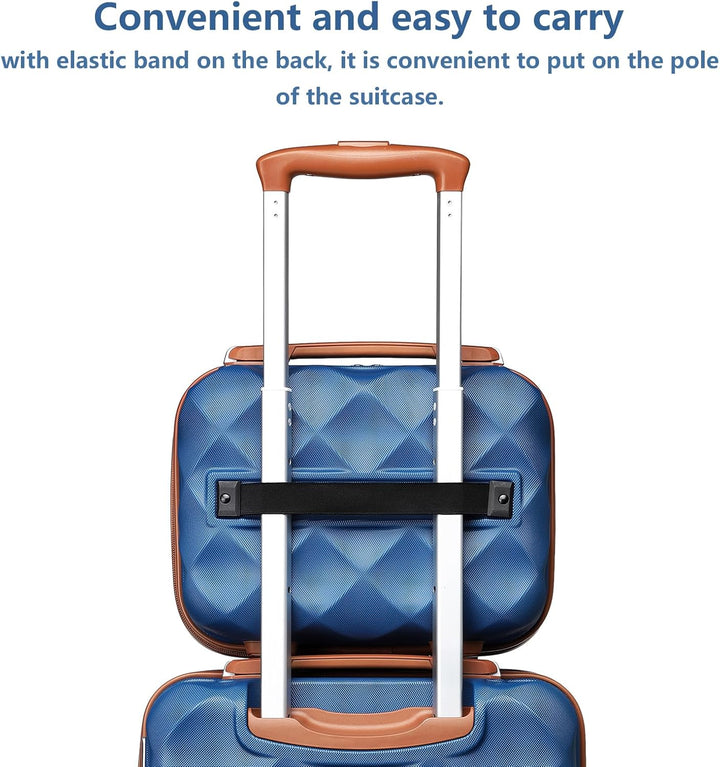 British Traveller Kosmetikkoffer Damen Beautycase Hartschalen Schminkkoffer Handgepäck Tragbar 31 *