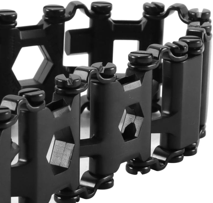 29-in-1-Multifunktionswerkzeug aus Edelstahl, Armband, Schraubendreher, Schraubenschlüssel, Flaschen