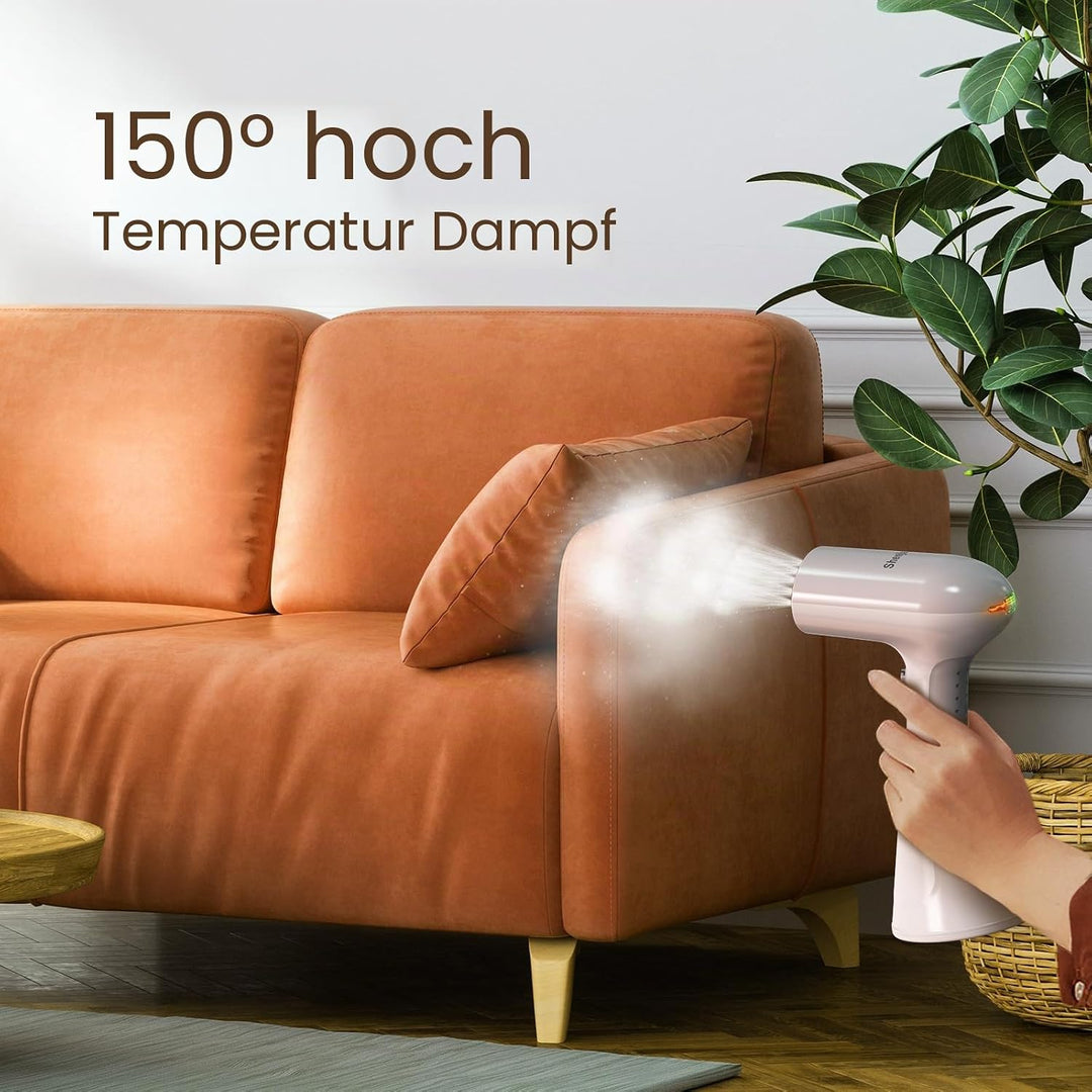 Handheld Steamer Dampfglätter, Tragbares Reise-Dampfbügeleisen, 150℃ Turbo Penetrating Steam Wrinkle