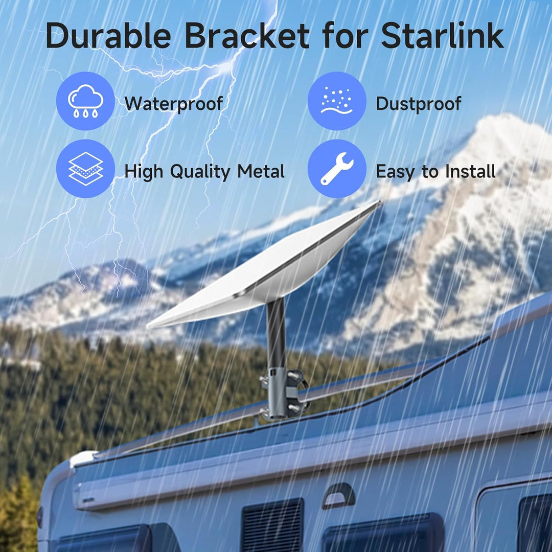 Starlink Mount Gen 2 RV-Halterung für Starlink Internet Kit Satellite V2 Tragbare Starlink Halterung