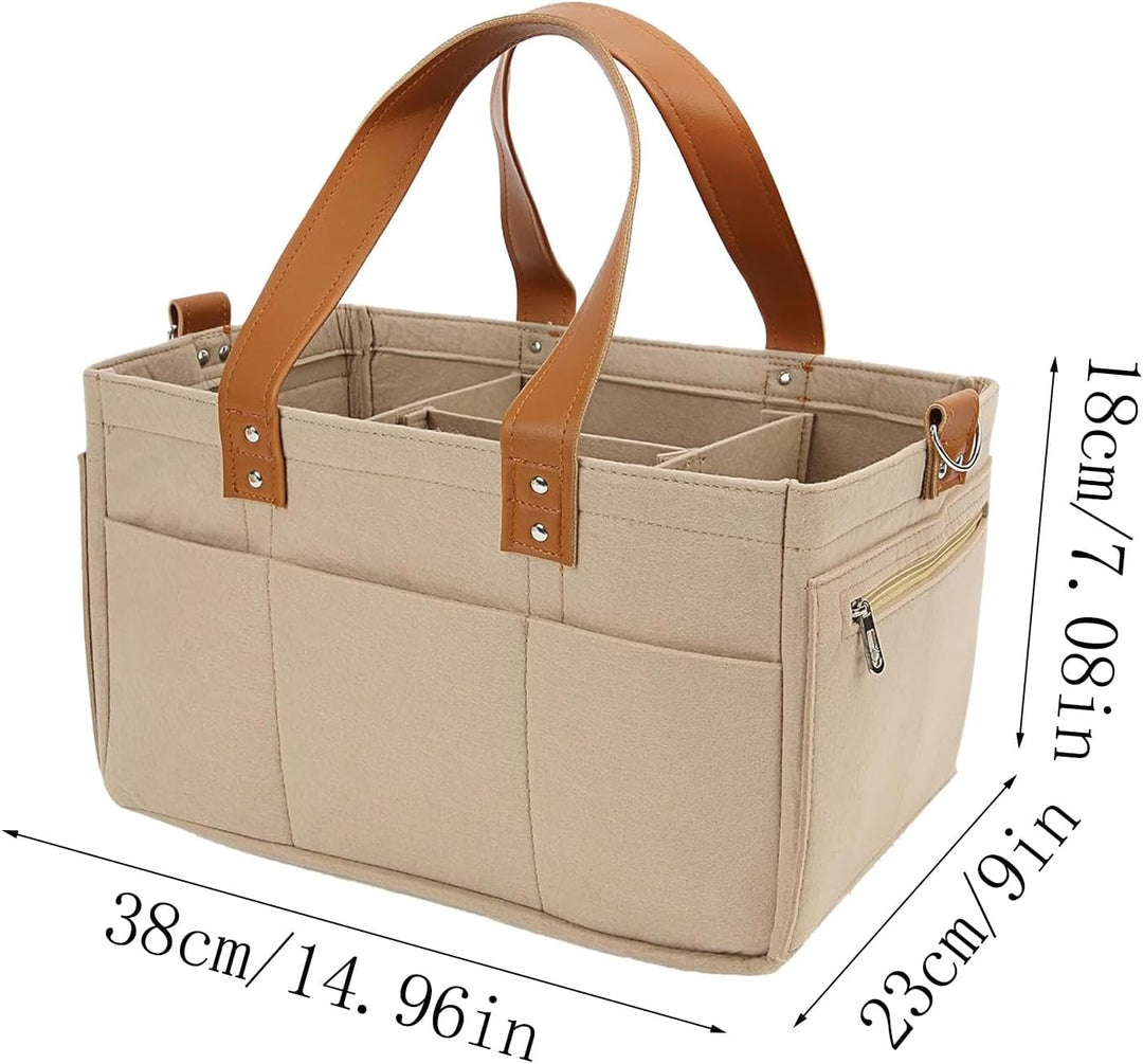 Filz-Kinderzimmertasche, Baby-Organizer-Tasche, Windelaufbewahrungstasche, Kinderzimmer-Windelkorb,