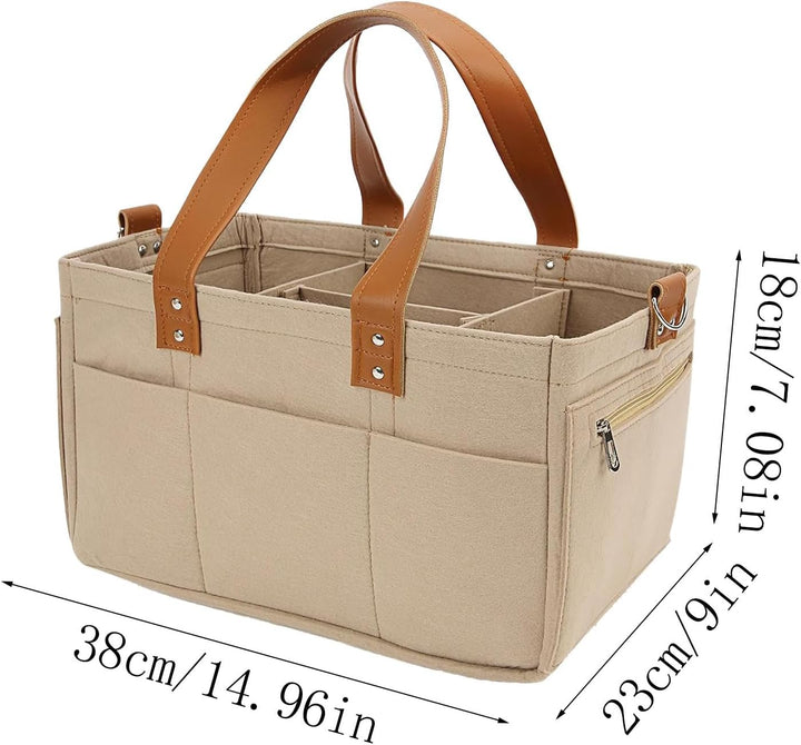 Filz-Kinderzimmertasche, Baby-Organizer-Tasche, Windelaufbewahrungstasche, Kinderzimmer-Windelkorb,